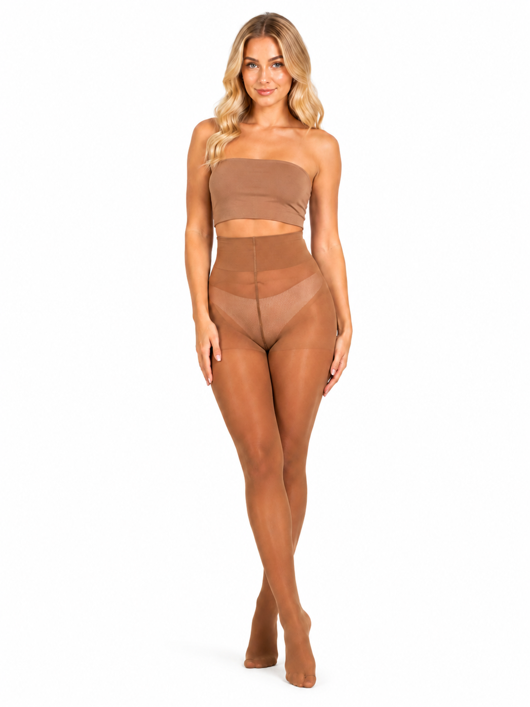 Mila Nude Collants 30 Deniers Anti-Déchirure