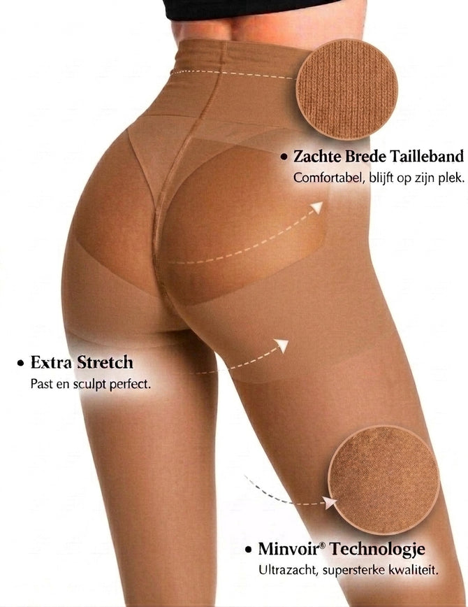 Mila Nude – Laufmaschenfreie Strumpfhose 30 Denier
